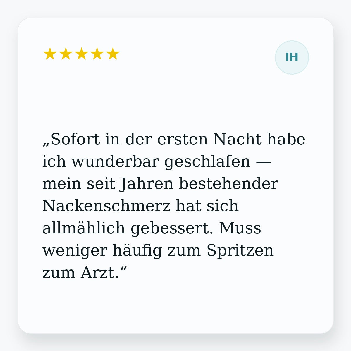DocNap Kundenrezension