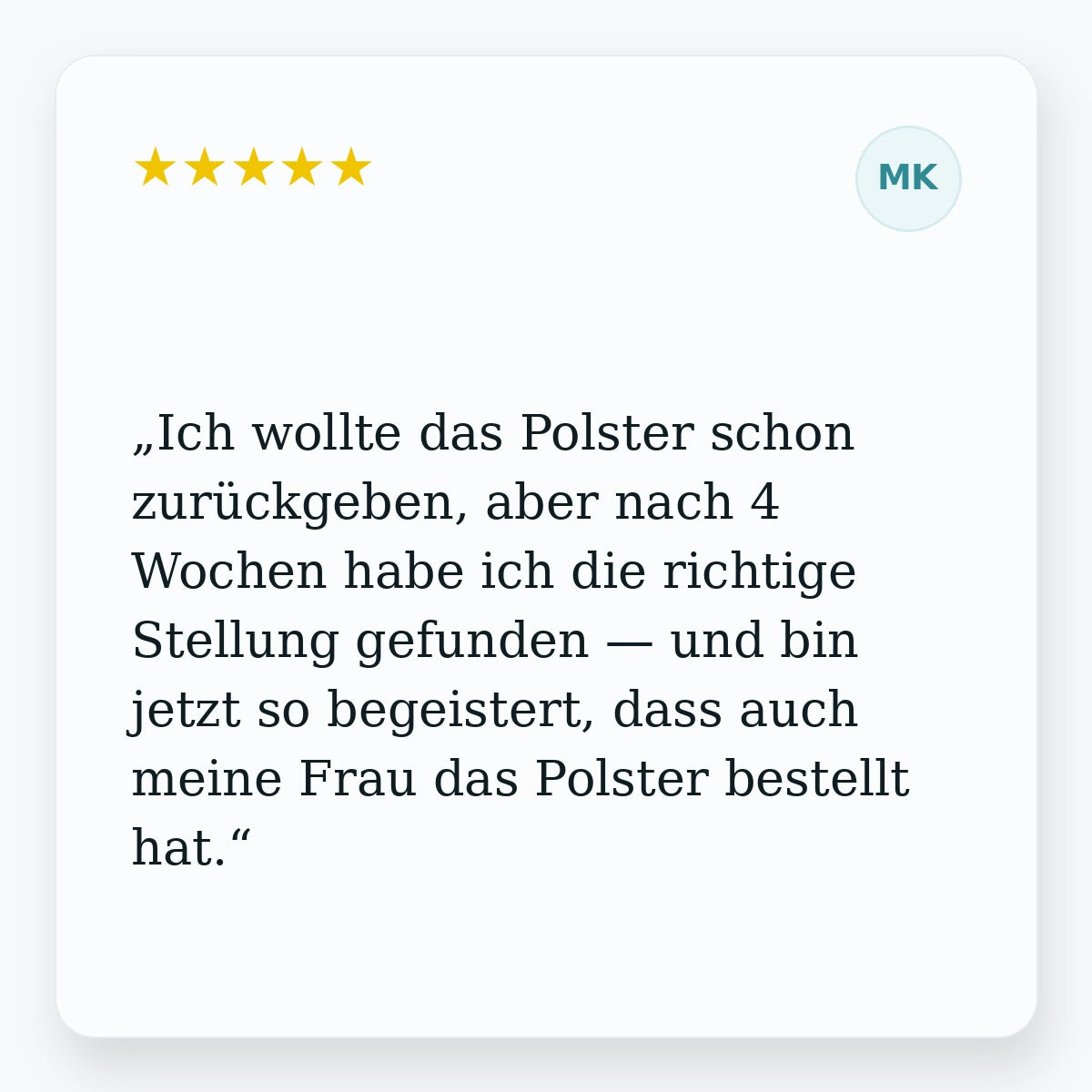DocNap Kundenrezension